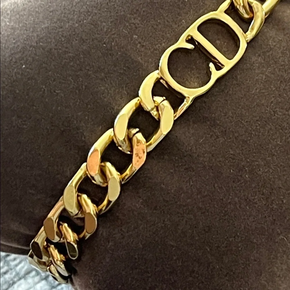 Authentic Christian Dior Gold Chain Bracelet!!! - Picture 6 of 14